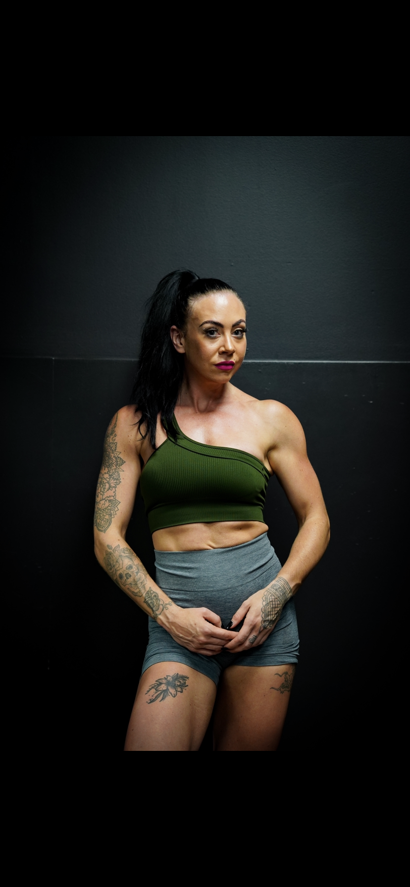 DELUXE SEAMLESS BRA - FOREST GREEN