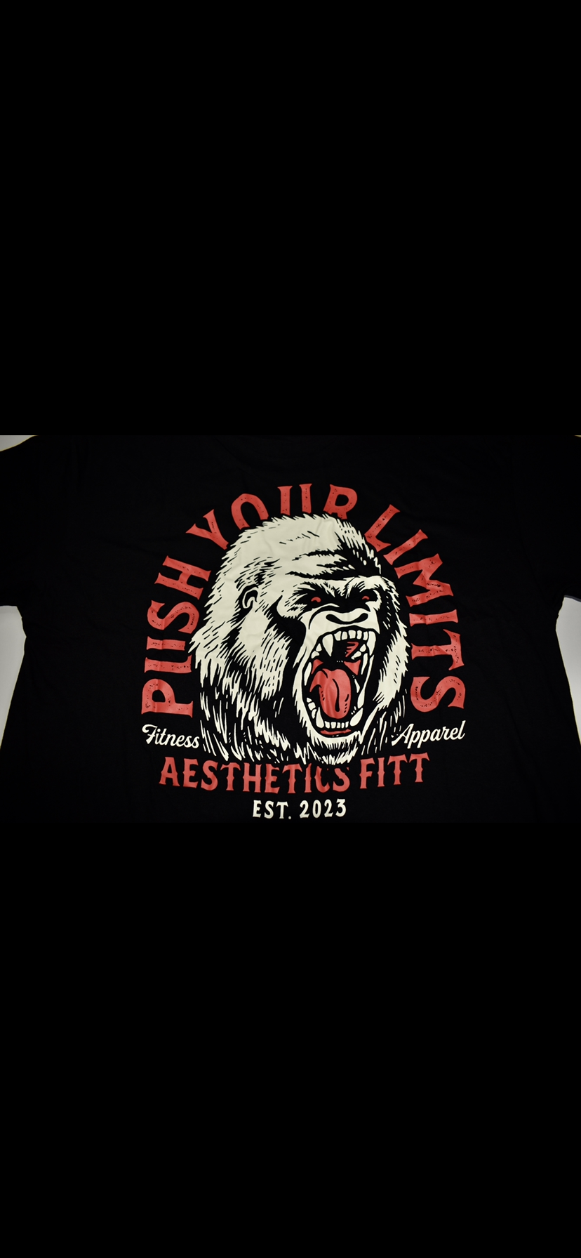 PUSH YOUR LIMITS OVERSIZED TEE - BLACK
