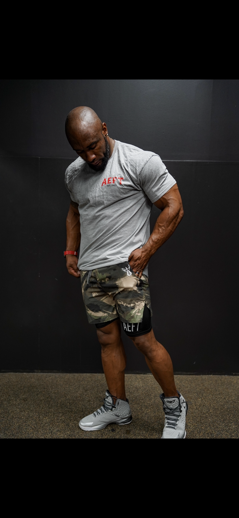 ATHLETIC COMPRESSION SHORTS - CAMO