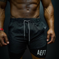ATHLETIC COMPRESSION SHORTS - BLACK