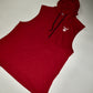 ICON SLEEVELESS HOODIE - BURGUNGY