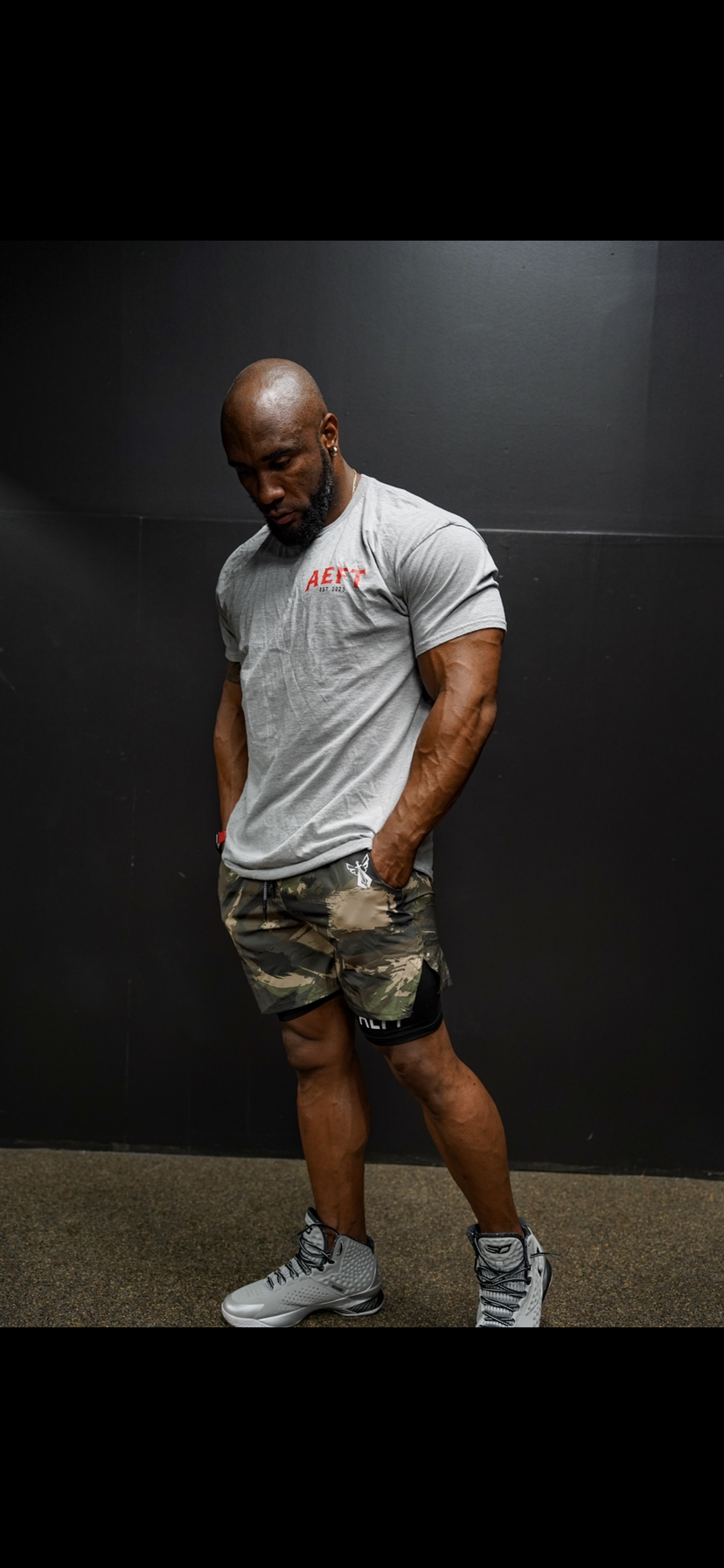 ATHLETIC COMPRESSION SHORTS - CAMO