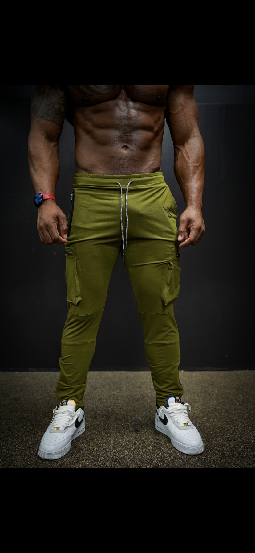 TACTICAL CARGO JOGGERS - OLIVE