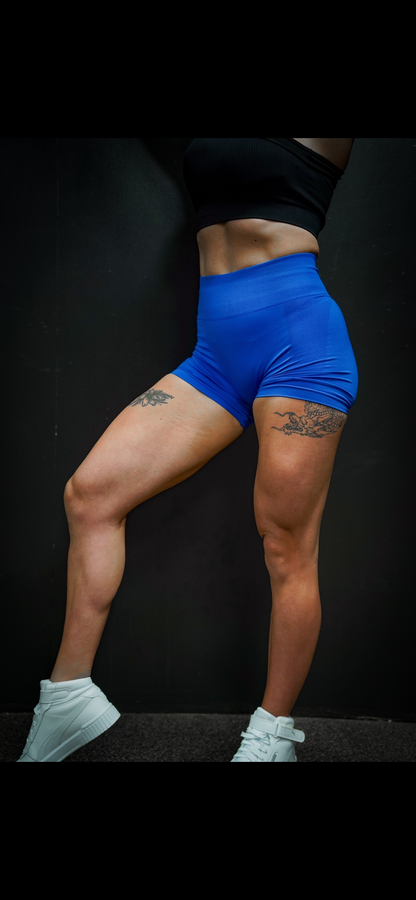 DELUXE SEAMLESS SHORT - COBALT BLUE