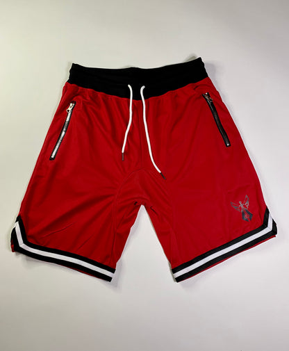 Victory Mesh Shorts - Cajun Red
