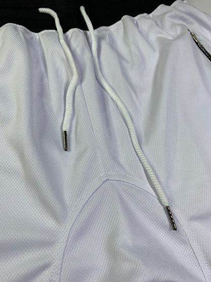 Victory Mesh Shorts - White