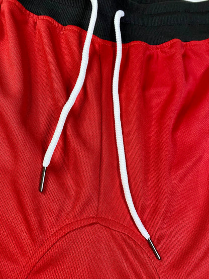 Victory Mesh Shorts - Cajun Red