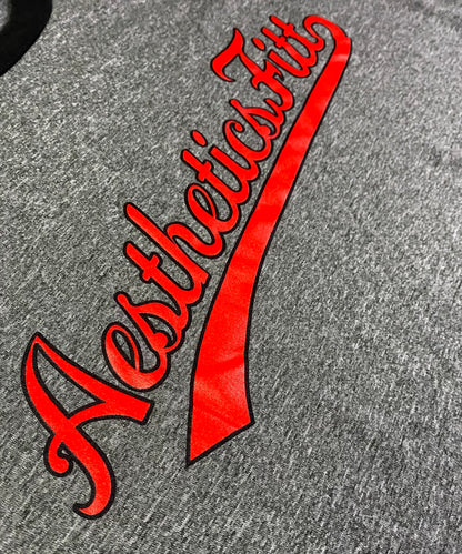 AestheticsFitt Raglan - Black / Grey