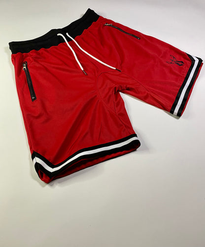 Victory Mesh Shorts - Cajun Red